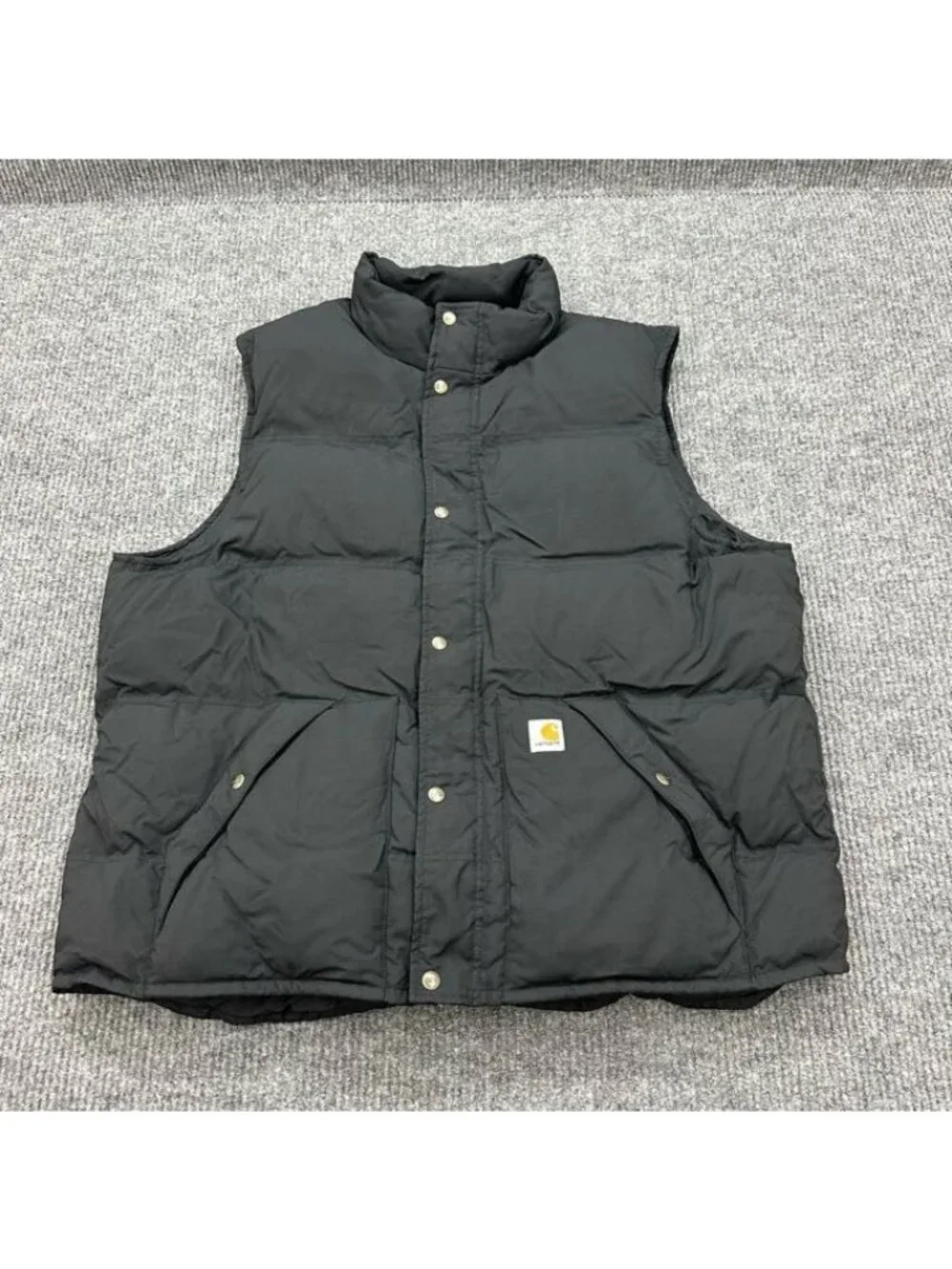 Carhartt Kalkaska Down Puffer Vest Snap Button Sleeveless 100118 Mens 2XL Tall
